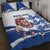 England 2024 Football Quilt Bed Set Three Lions Go Champions