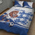 England 2024 Football Quilt Bed Set Three Lions Go Champions