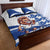 England 2024 Football Quilt Bed Set Three Lions Go Champions