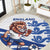 England 2024 Football Round Carpet Three Lions Go Champions