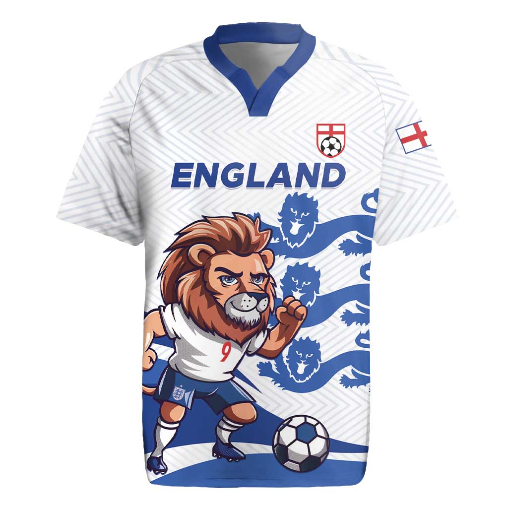 England 2024 Football Rugby Jersey Three Lions Go Champions