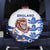 England 2024 Football Spare Tire Cover Three Lions Go Champions