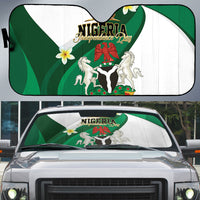 Nigeria Independence Day Auto Sun Shade Proud Nigerian