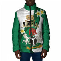 Personalised Nigeria Independence Day Padded Jacket Proud Nigerian