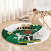 Nigeria Independence Day Round Carpet Proud Nigerian