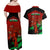 Wales Rugby Couples Matching Off Shoulder Maxi Dress and Hawaiian Shirt Cymru Come On 2023 World Cup - Wonder Print Shop