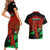 Wales Rugby Couples Matching Short Sleeve Bodycon Dress and Hawaiian Shirt Cymru Come On 2023 World Cup - Wonder Print Shop