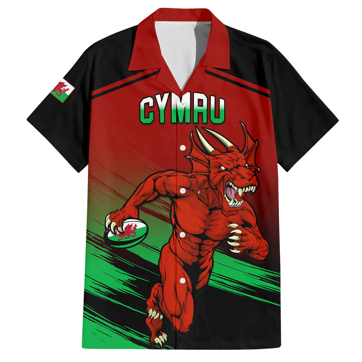 Wales Rugby Kid Hawaiian Shirt Cymru Come On 2023 World Cup - Wonder Print Shop