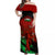 Wales Rugby Off Shoulder Maxi Dress Cymru Come On 2023 World Cup - Wonder Print Shop