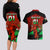 Custom Wales Rugby Couples Matching Long Sleeve Bodycon Dress and Hawaiian Shirt Cymru Come On 2023 World Cup - Wonder Print Shop