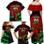 Custom Wales Rugby Family Matching Off Shoulder Long Sleeve Dress and Hawaiian Shirt Cymru Come On 2023 World Cup - Wonder Print Shop