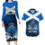 Scotland Rugby Couples Matching Long Sleeve Bodycon Dress and Hawaiian Shirt Thistle Go 2023 World Cup - Wonder Print Shop