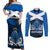 Scotland Rugby Couples Matching Off Shoulder Maxi Dress and Long Sleeve Button Shirts Thistle Go 2023 World Cup - Wonder Print Shop