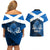 Scotland Rugby Couples Matching Off Shoulder Short Dress and Hawaiian Shirt Thistle Go 2023 World Cup - Wonder Print Shop