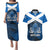 Scotland Rugby Couples Matching Puletasi Dress and Hawaiian Shirt Thistle Go 2023 World Cup - Wonder Print Shop