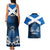 Scotland Rugby Couples Matching Tank Maxi Dress and Hawaiian Shirt Thistle Go 2023 World Cup - Wonder Print Shop