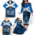 Scotland Rugby Family Matching Off Shoulder Long Sleeve Dress and Hawaiian Shirt Thistle Go 2023 World Cup - Wonder Print Shop