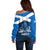 Scotland Rugby Off Shoulder Sweater Thistle Go 2023 World Cup - Wonder Print Shop