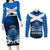 Custom Scotland Rugby Couples Matching Long Sleeve Bodycon Dress and Long Sleeve Button Shirts Thistle Go 2023 World Cup - Wonder Print Shop