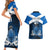 Custom Scotland Rugby Couples Matching Short Sleeve Bodycon Dress and Hawaiian Shirt Thistle Go 2023 World Cup - Wonder Print Shop