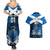 Custom Scotland Rugby Couples Matching Summer Maxi Dress and Hawaiian Shirt Thistle Go 2023 World Cup - Wonder Print Shop