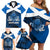 Custom Scotland Rugby Family Matching Off Shoulder Short Dress and Hawaiian Shirt Thistle Go 2023 World Cup - Wonder Print Shop