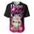 Personalised Hope Love Cure Baseball Jersey Sloth Breast Cancer Awareness - Wonder Print Shop