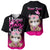 Personalised Hope Love Cure Baseball Jersey Sloth Breast Cancer Awareness - Wonder Print Shop