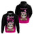 Personalised Hope Love Cure Hoodie Sloth Breast Cancer Awareness - Wonder Print Shop