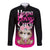 Personalised Hope Love Cure Long Sleeve Button Shirt Sloth Breast Cancer Awareness - Wonder Print Shop