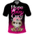 Personalised Hope Love Cure Polo Shirt Sloth Breast Cancer Awareness - Wonder Print Shop