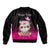 personalised-hope-love-cure-sleeve-zip-bomber-jacket-sloth-breast-cancer-awareness