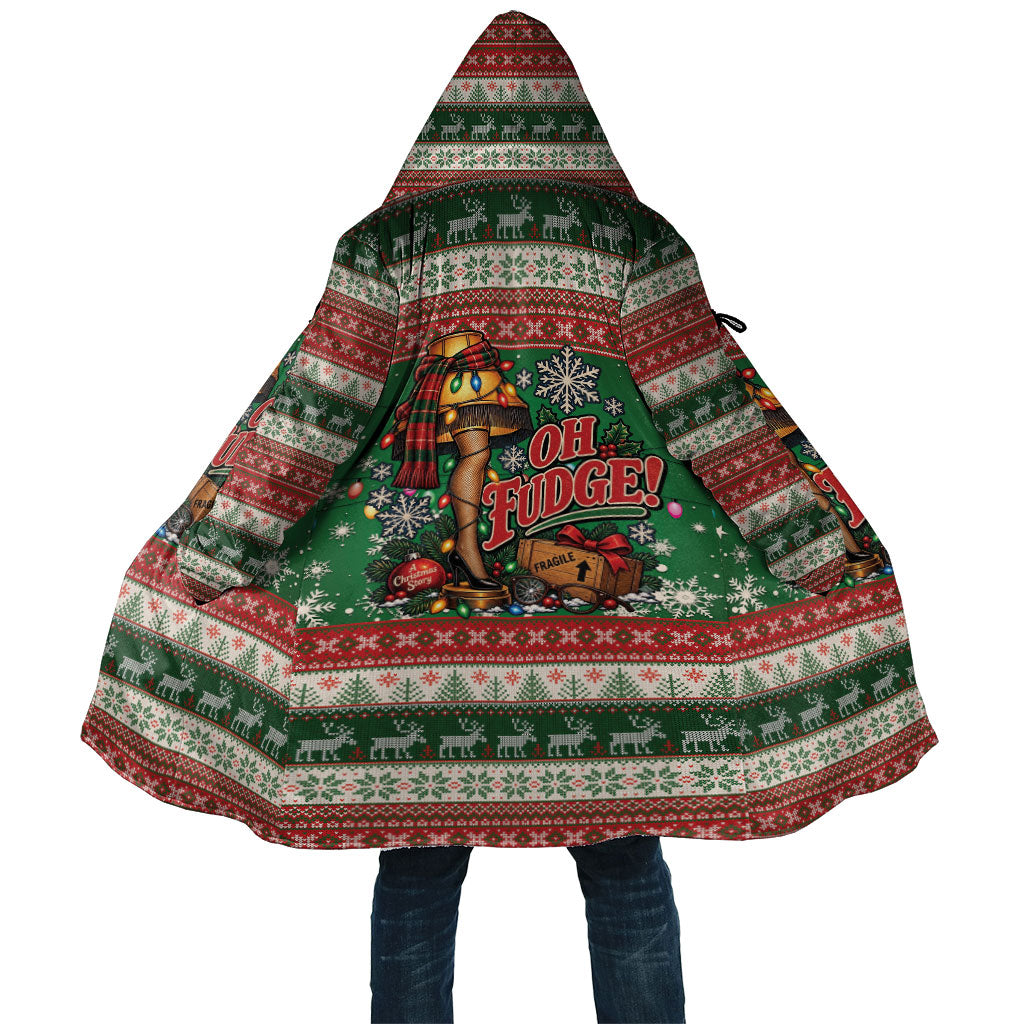 Oh Fudge Christmas Story Cloak Funny Leg Lamp