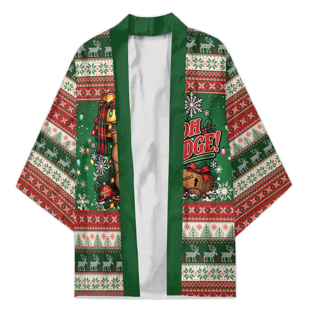 Oh Fudge Christmas Story Kimono Funny Leg Lamp