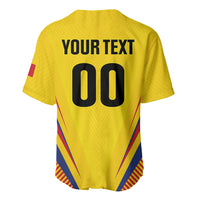 Custom Handball Romania Baseball Jersey Go Champions