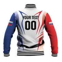 Custom Handball Slovakia Baseball Jacket Go Champions