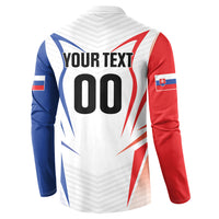 Custom Handball Slovakia Button Sweatshirt Go Champions