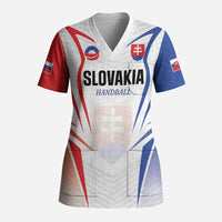 Custom Handball Slovakia Scrub Top Go Champions