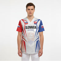 Custom Handball Slovakia Scrub Top Go Champions