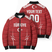 Custom Handball Turkiye Bomber Puffer Jacket Go Champions