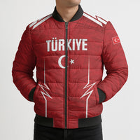 Custom Handball Turkiye Bomber Puffer Jacket Go Champions