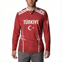 Custom Handball Turkiye Button Sweatshirt Go Champions