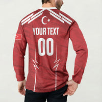 Custom Handball Turkiye Button Sweatshirt Go Champions