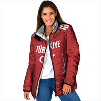 Custom Handball Turkiye Padded Jacket Go Champions