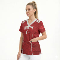 Custom Handball Turkiye Scrub Top Go Champions