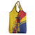 Romania Independence Day Grocery Bag Golden Eagle With Roses