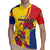 Personalized Romania Independence Day Rugby Jersey Golden Eagle With Roses - Wonder Print Shop