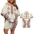 Romanian Traditional Pattern Couples Matching Off Shoulder Short Dress and Hawaiian Shirt Unique - Wonder Print Shop