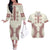 Romanian Traditional Pattern Couples Matching Off The Shoulder Long Sleeve Dress and Hawaiian Shirt Unique - Wonder Print Shop