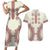 Romanian Traditional Pattern Couples Matching Short Sleeve Bodycon Dress and Hawaiian Shirt Unique - Wonder Print Shop